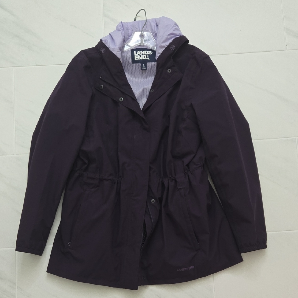 Lands' End Women's Dark Purple Jacket